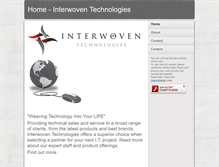 Tablet Screenshot of interwoventech.com